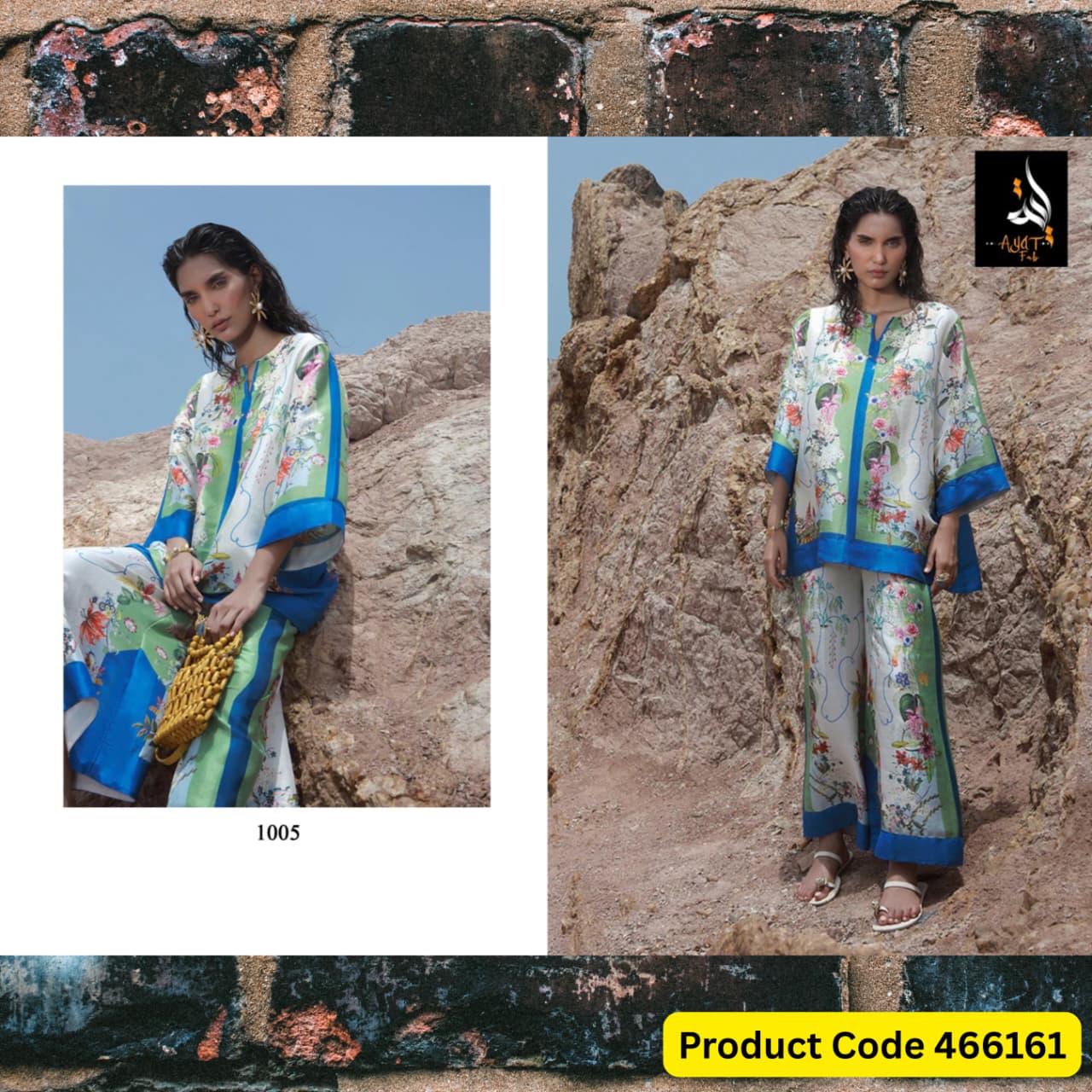 AYAT FAB – Turkish Print Co-ord Set Vol 5